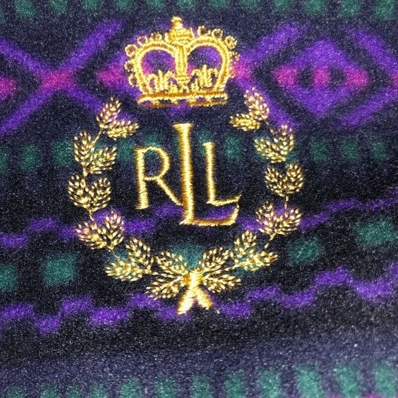 LAUREN Ralph Lauren Fleece  Printed Sleepshirt - Picture 5 of 6